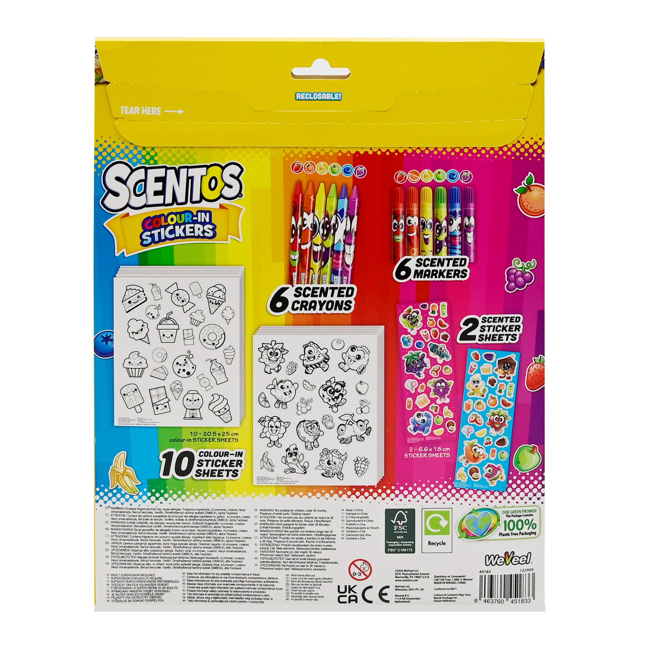 On The Go Colour In Stickers
