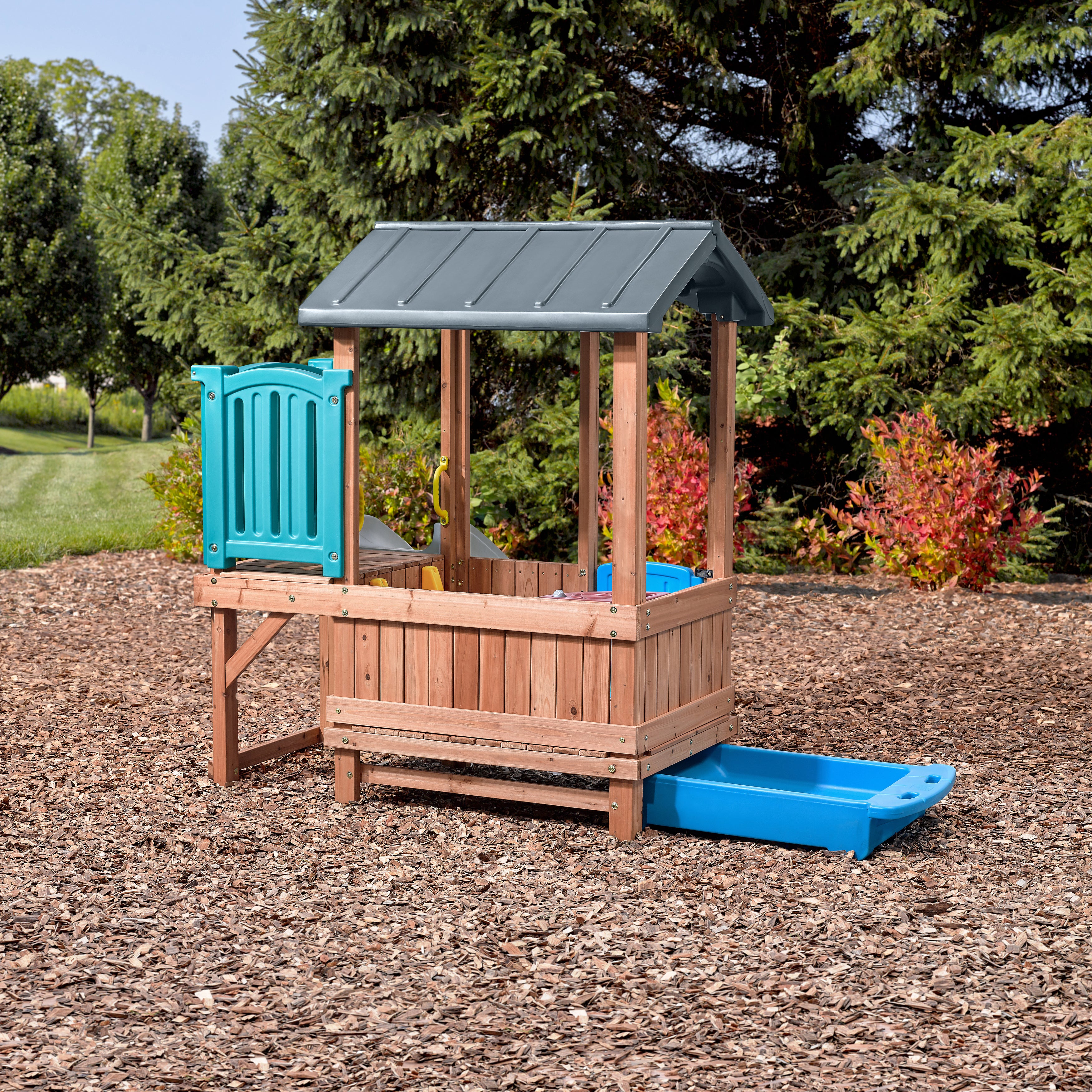 Woodland Adventure Playhouse & Slide