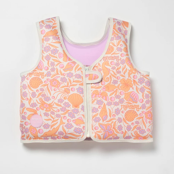 Kids Swim Vest Ocean Magic Pink