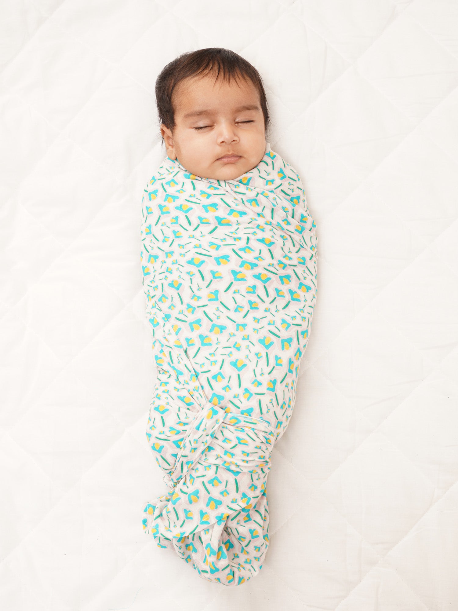 Nature's Harmony Cotton Muslin Swaddle Wrap for New Born (Pack of 2) - Totdot
