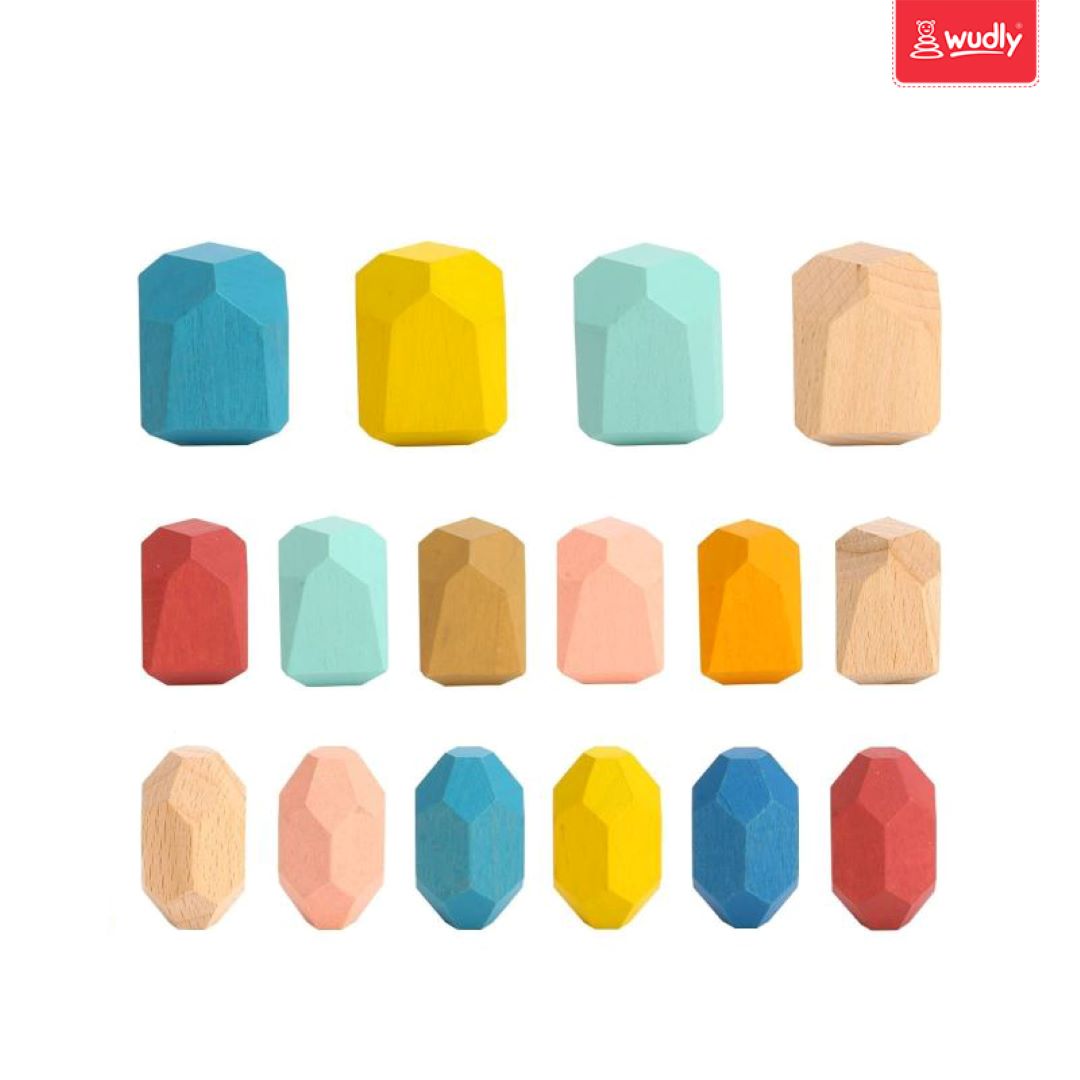 Wooden Balancing Stone For Kids
