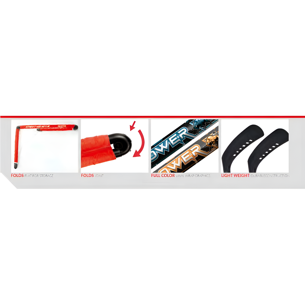 Folding Hockey Goal Set