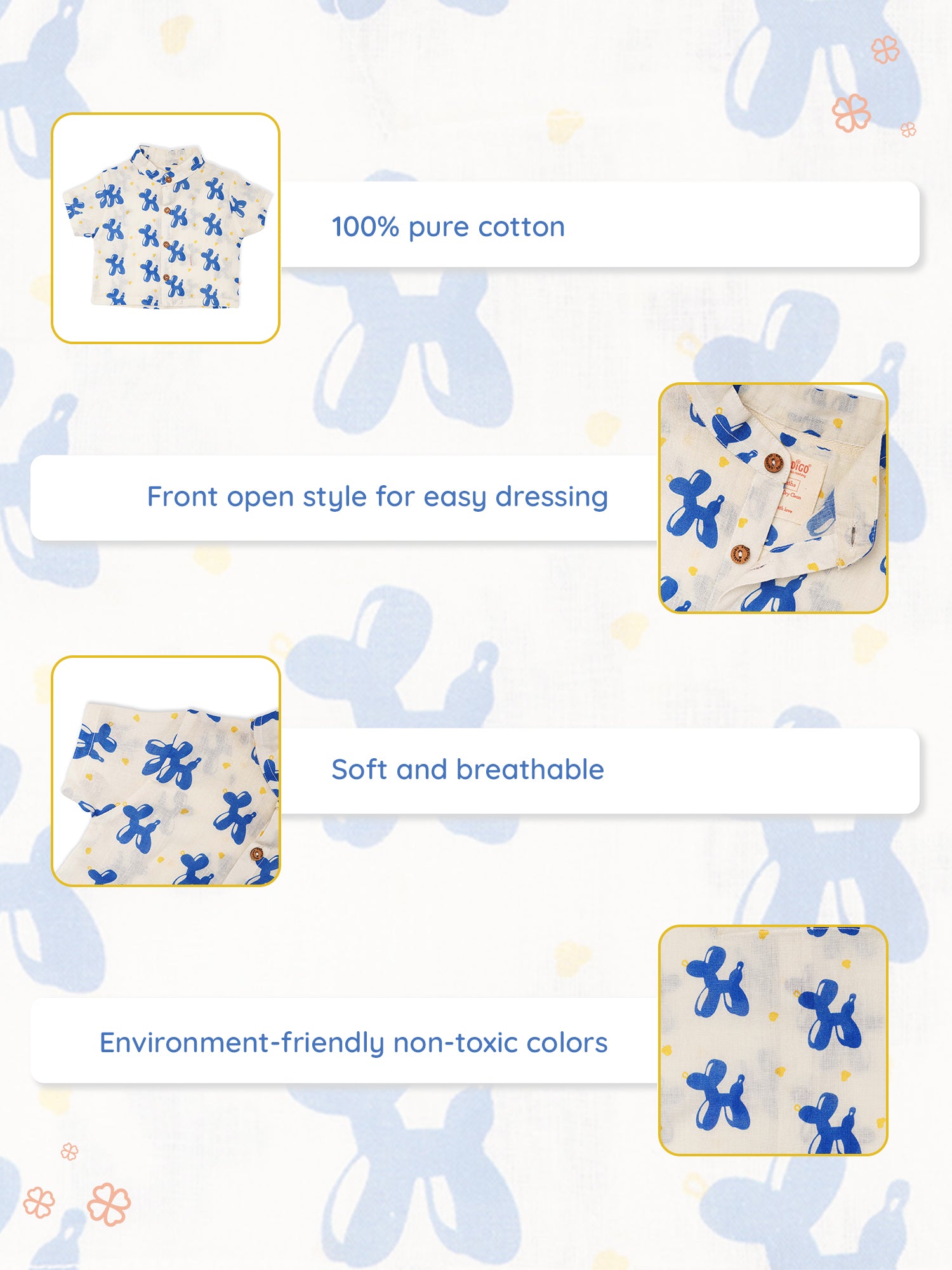 Puppy Parade - Baby Boy Shirt - Totdot