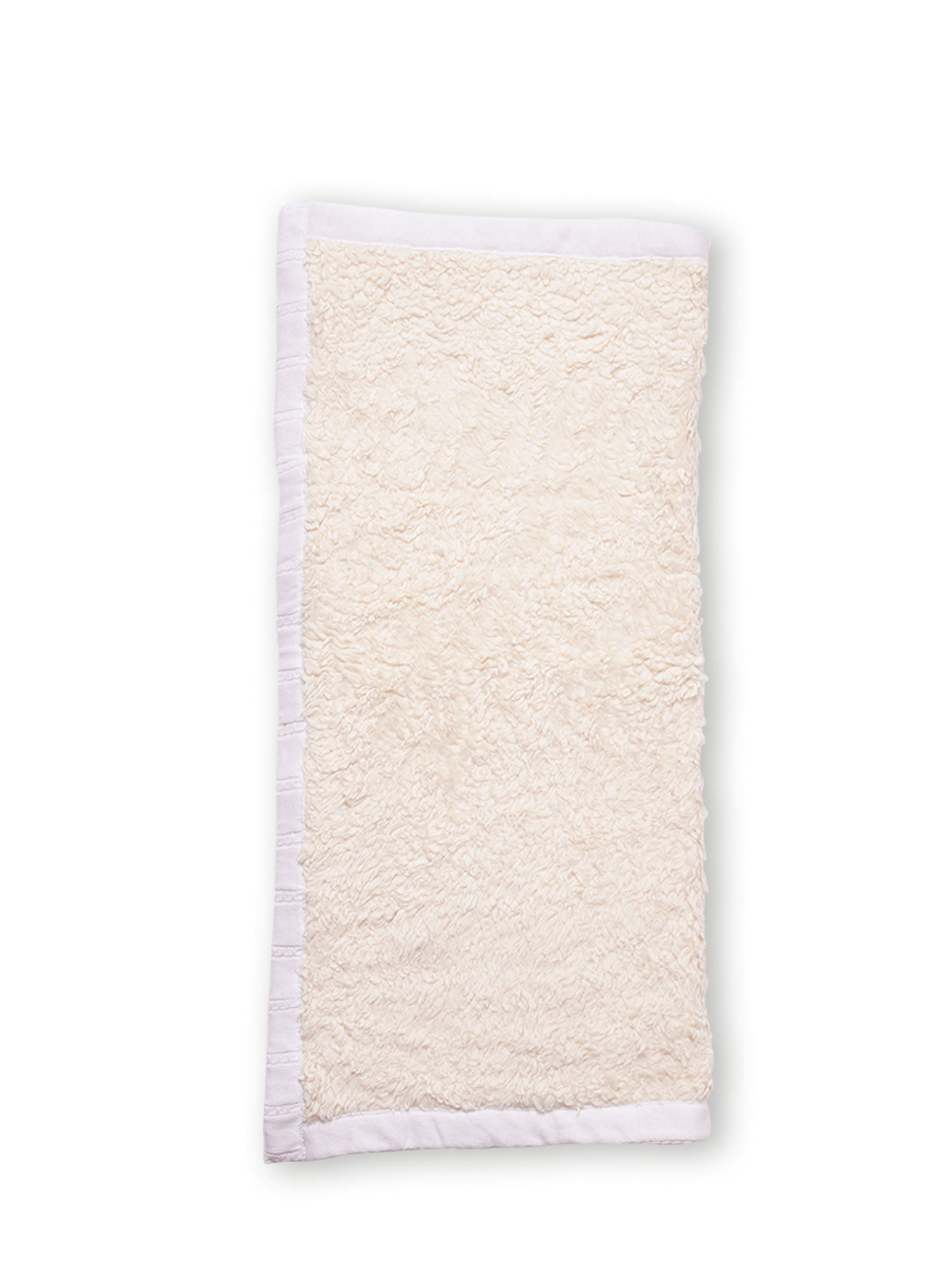 Ivory Sherpa - Organic Cotton Off-White Blanket for Babies - Totdot
