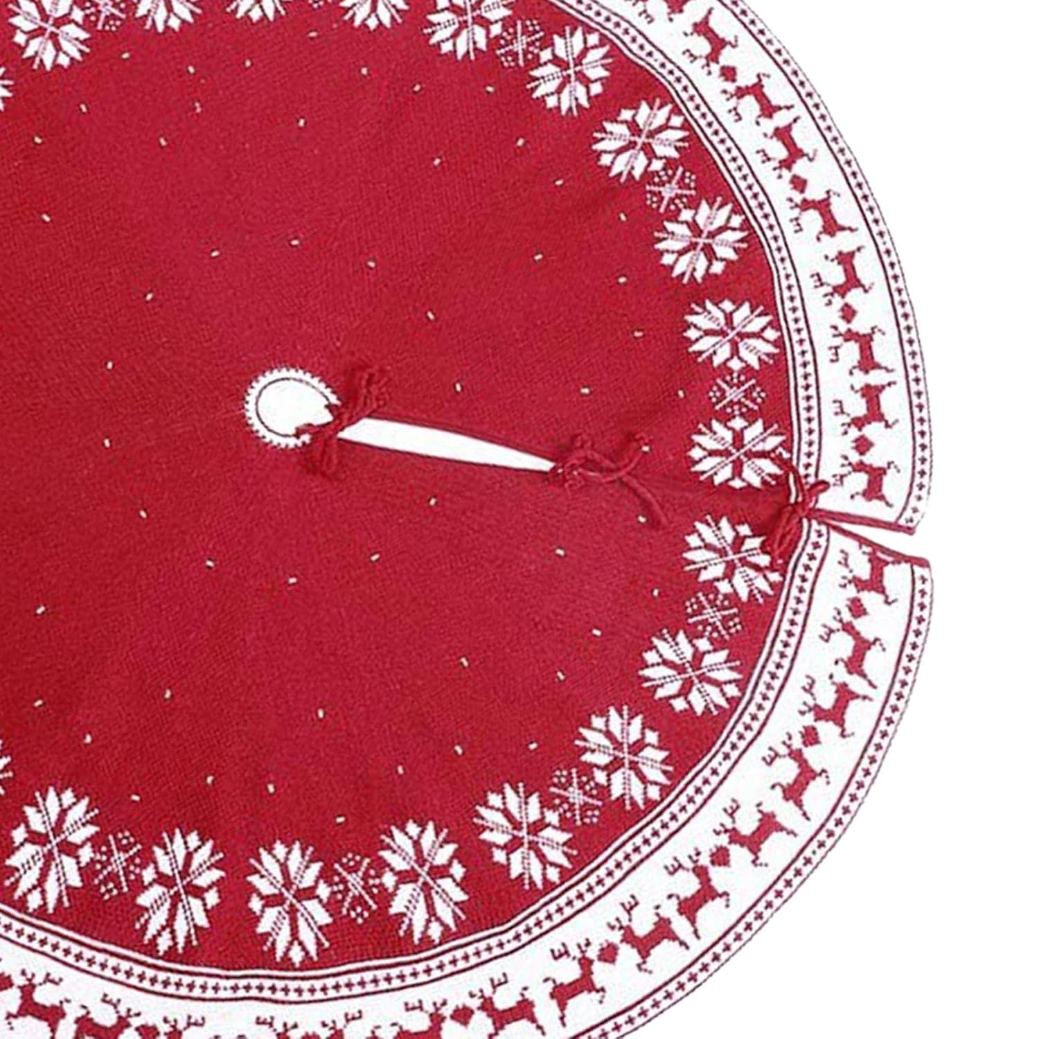 50'' Tree Skirt -to-Cape – Nordic Snowflakes