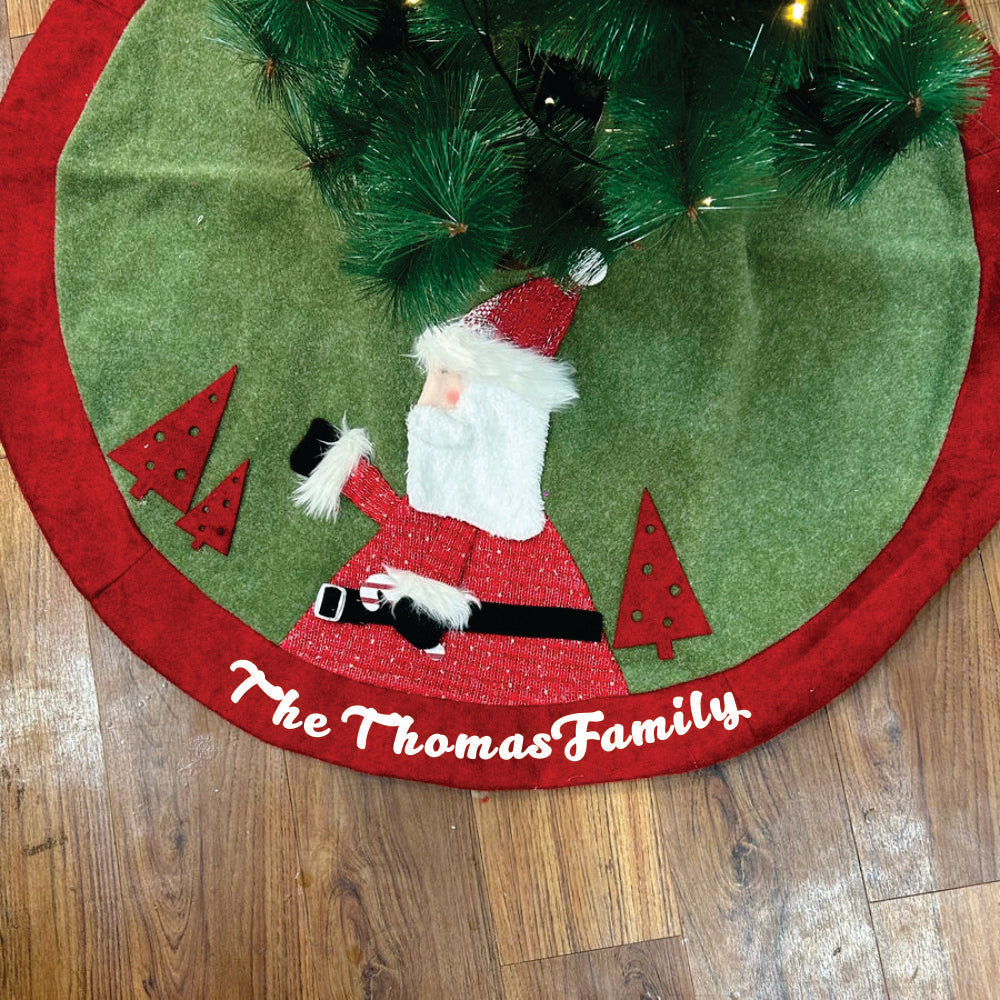 42" Tree Skirt - Santa's Winter Wrap