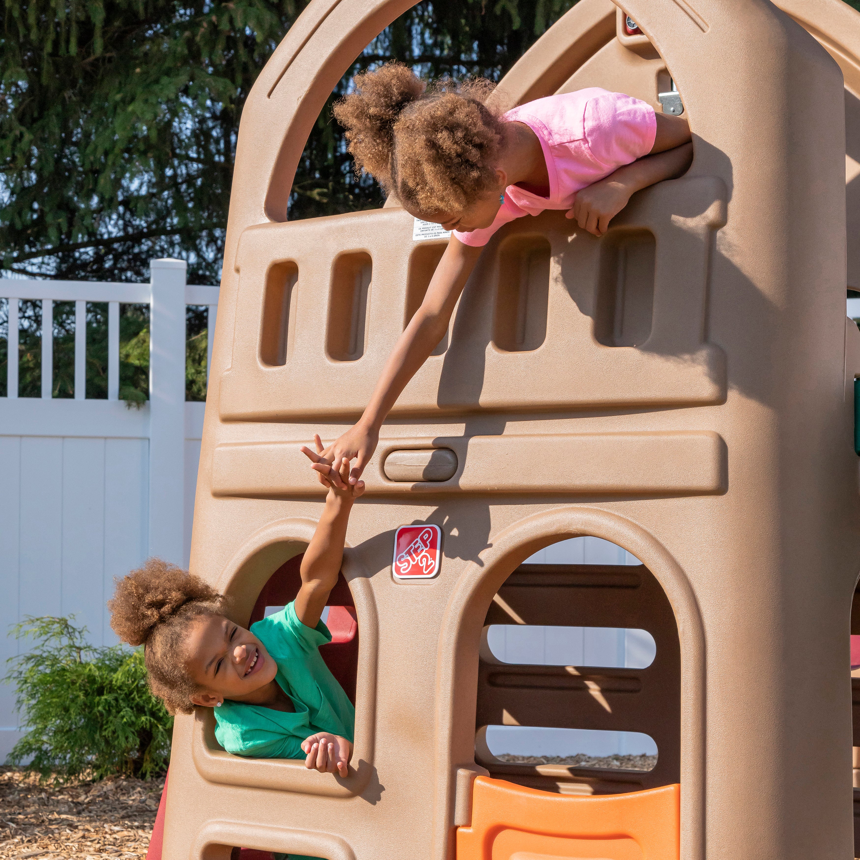 Naturally Playful Playhouse Climber & Swing Extension