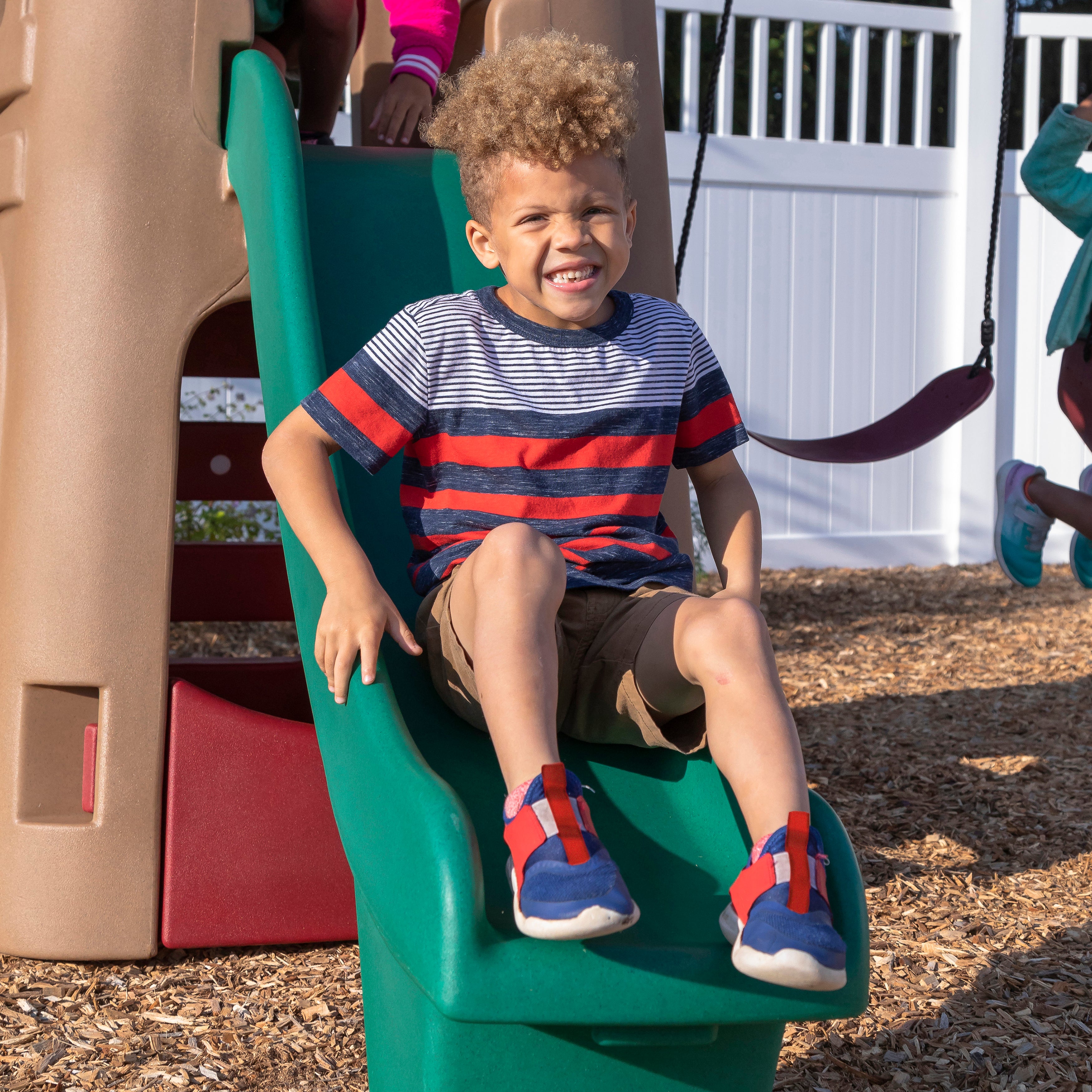 Naturally Playful Playhouse Climber & Swing Extension