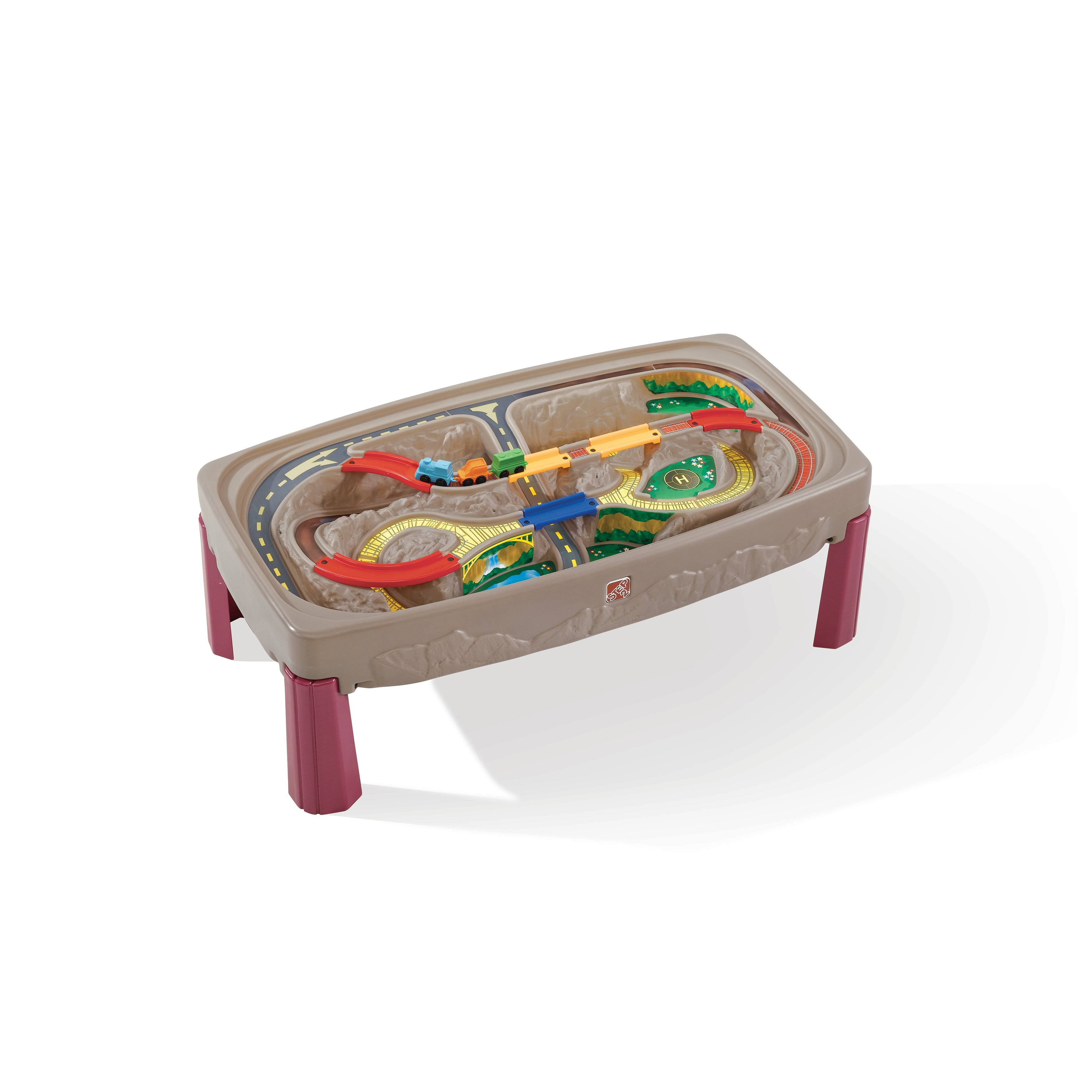Deluxe Canyon Road Train & Track Table