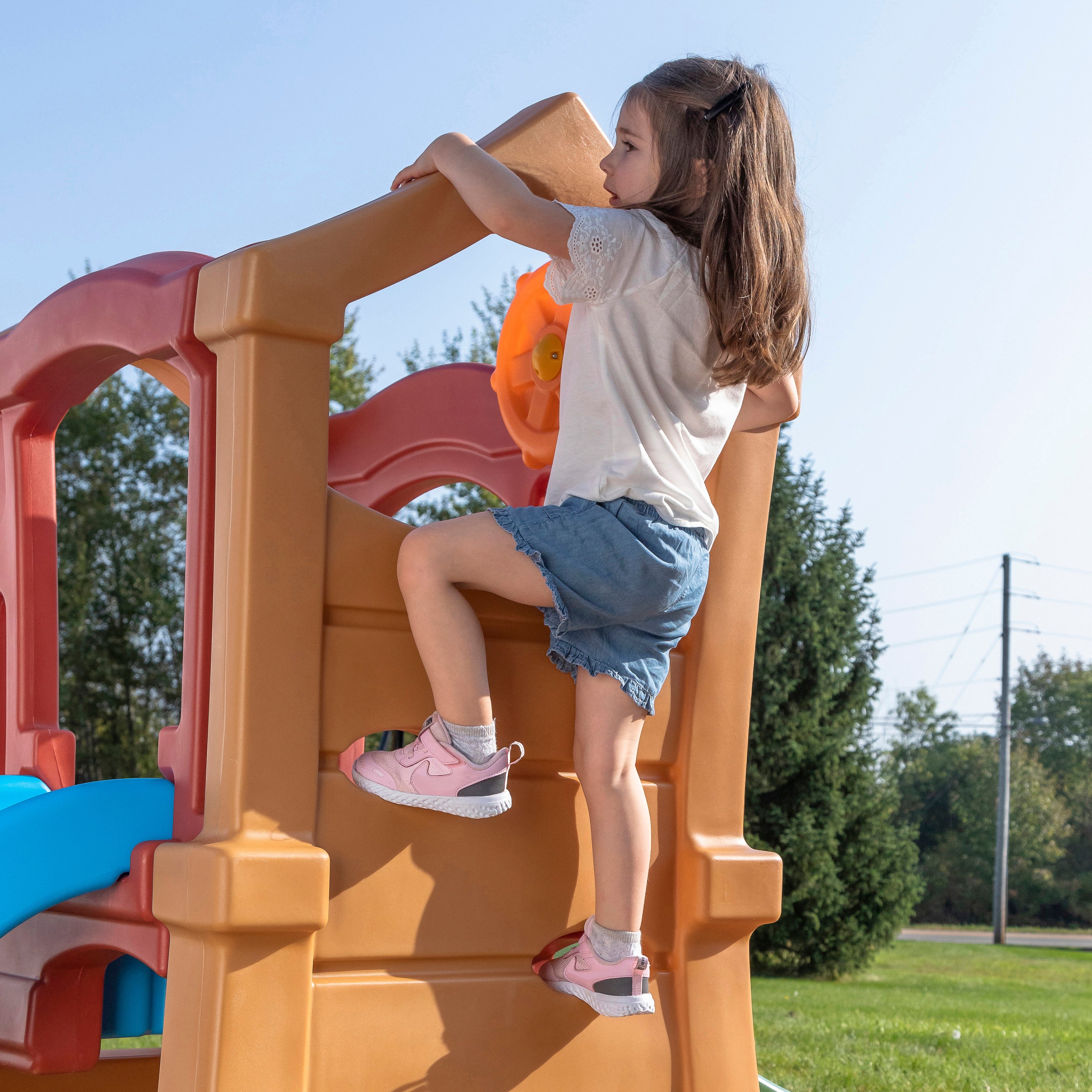 Play Up Double Slide Climber