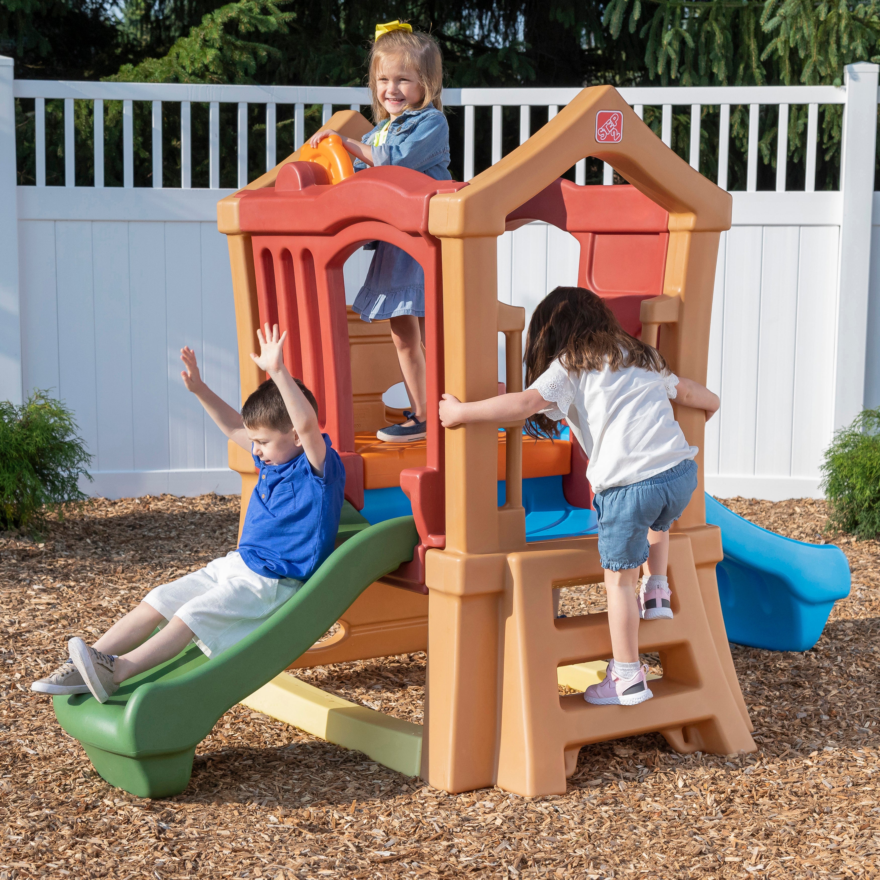 Play Up Double Slide Climber
