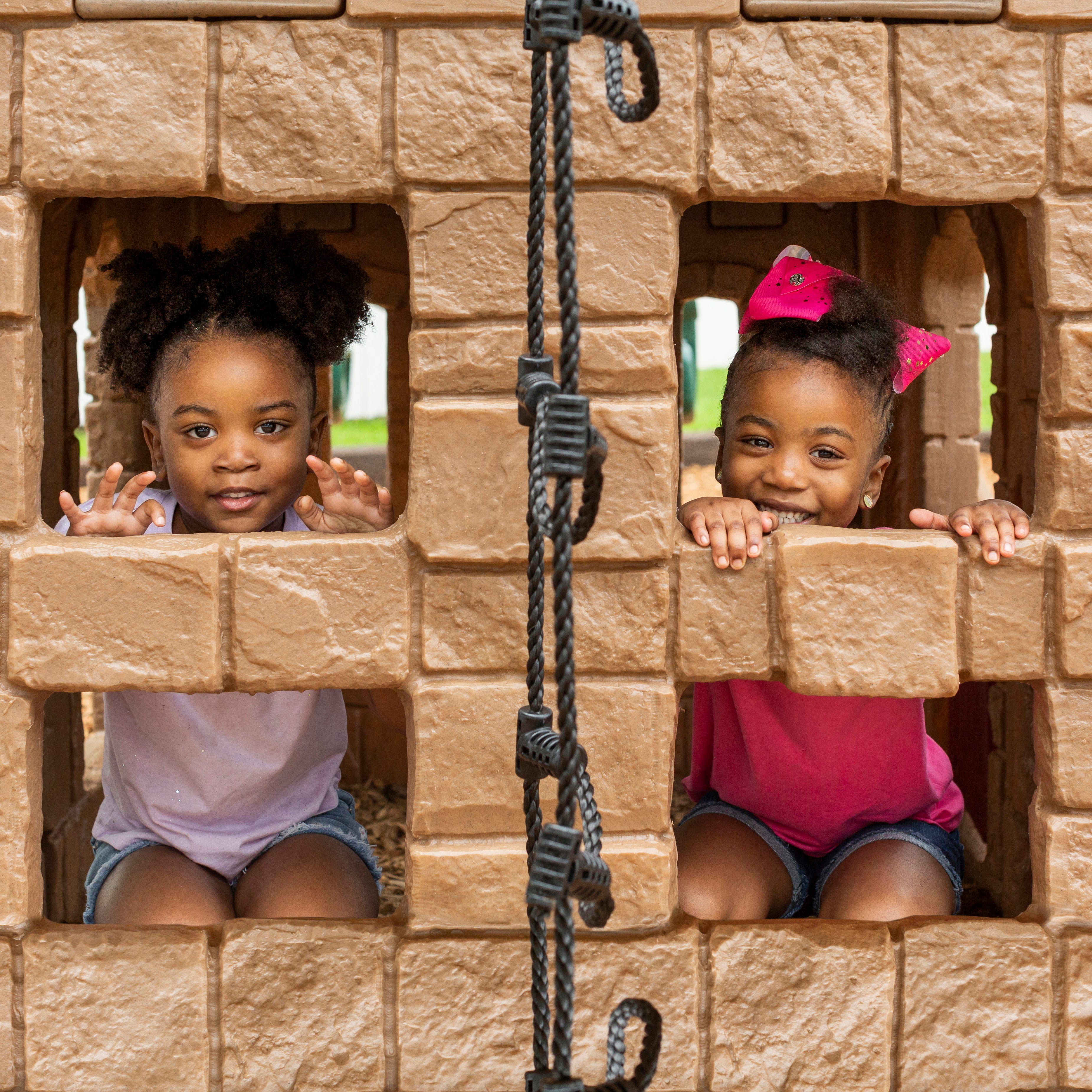 Naturally Playful Adventure Lodge Play Center With Glider