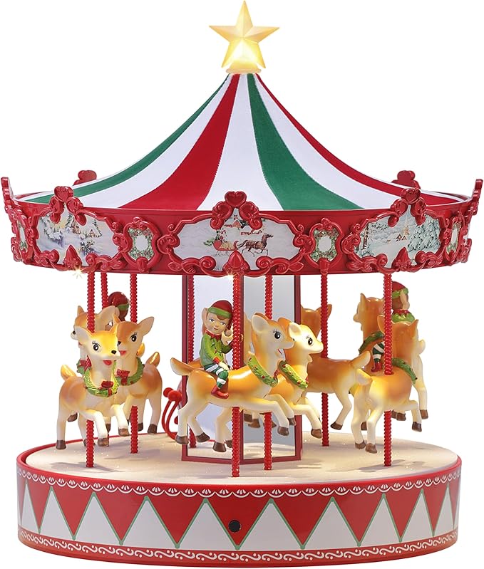 Mr. Christmas 14" Musical Vintage Carousel