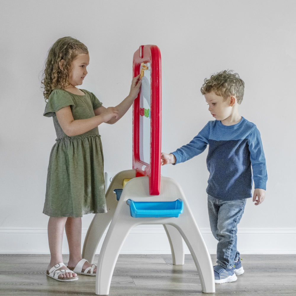 All Around Easel For Two Red