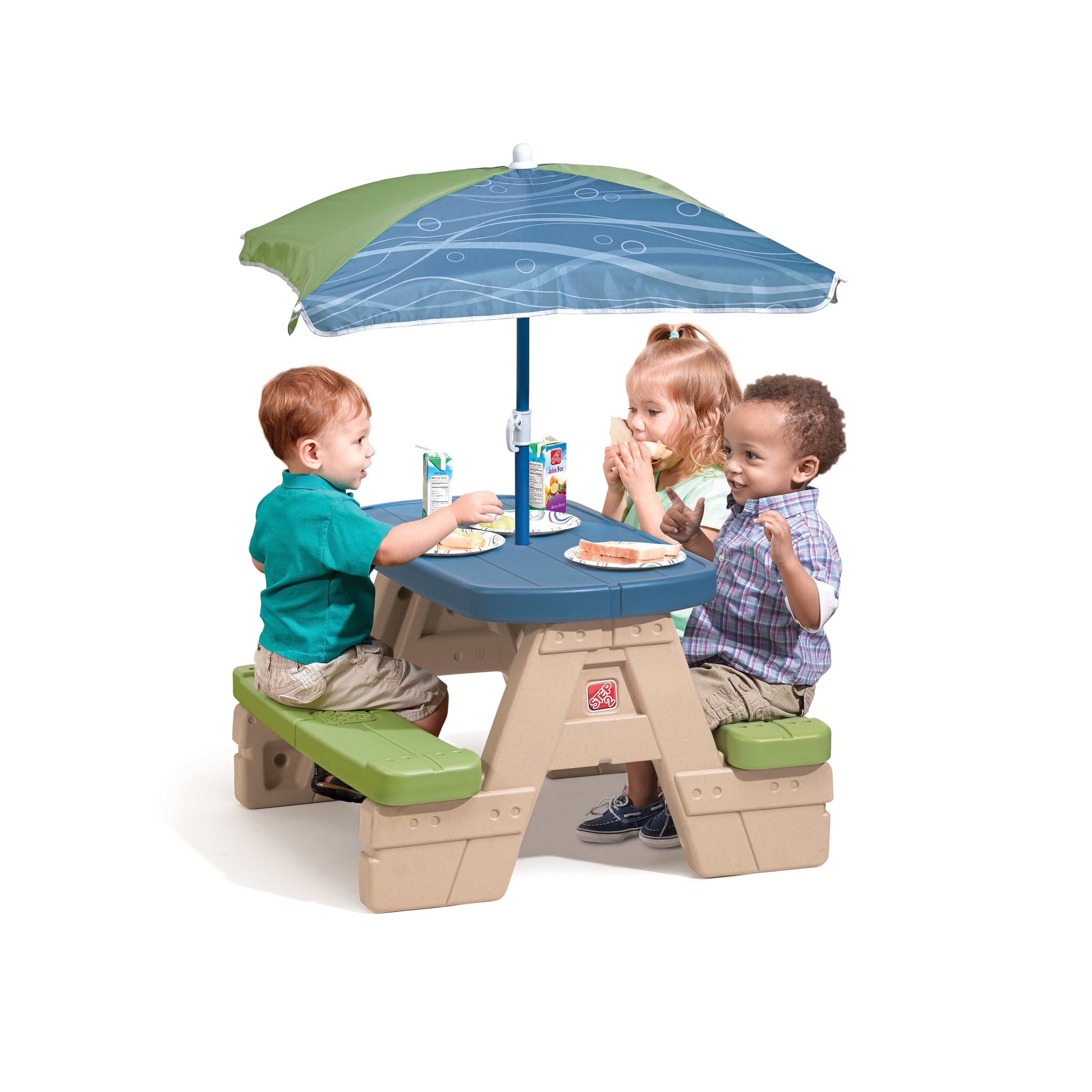 Sit & Play Picnic Table With Umbrella