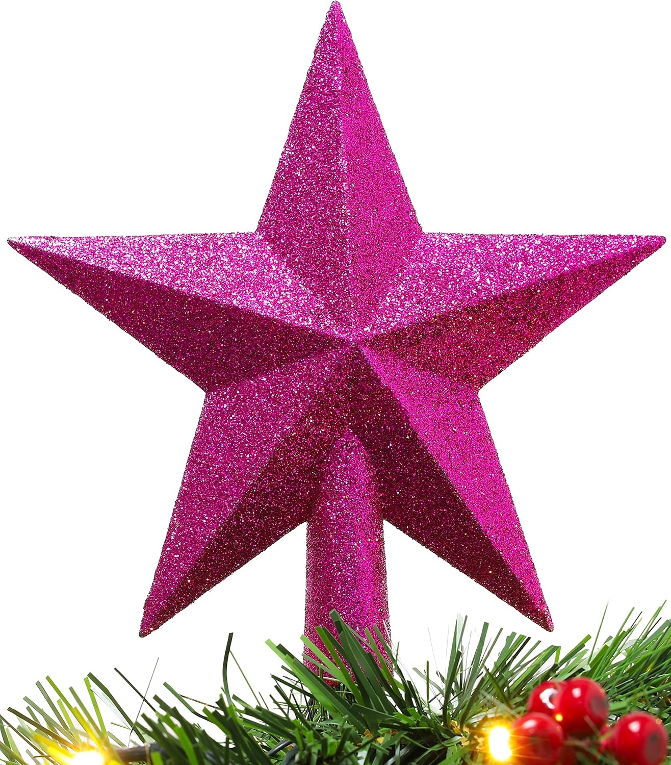 Dazzle Pink Tree Topper