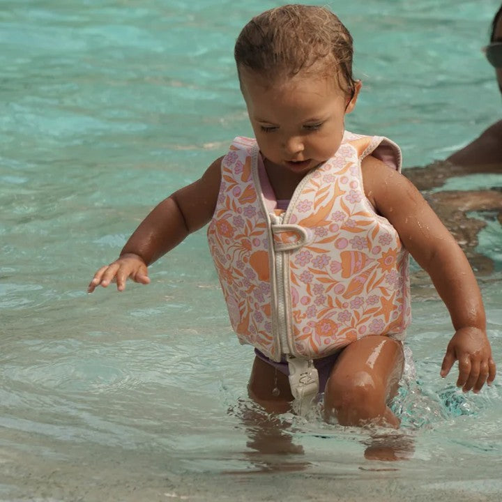 Kids Swim Vest Ocean Magic Pink