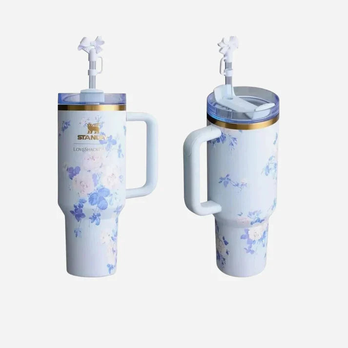 Limited Edition Stanley x LoveShackFancy – Bluebelle Bloom -40oz