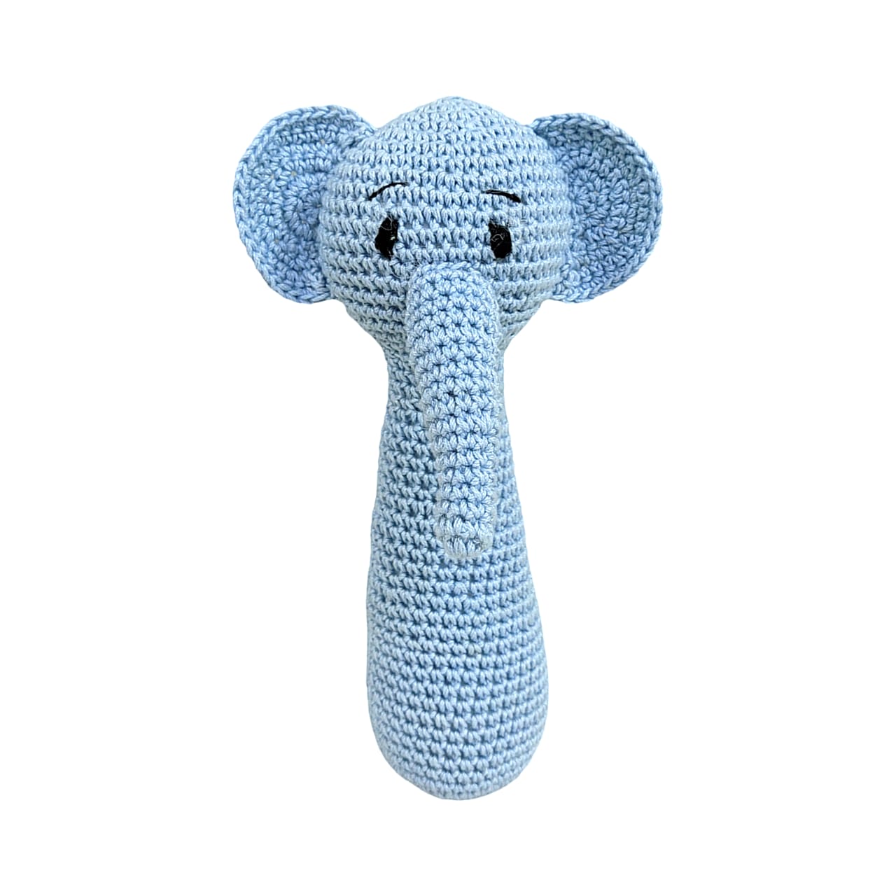 Tiny Trunkies Hand Rattles - Handmade Crochet Baby Toys