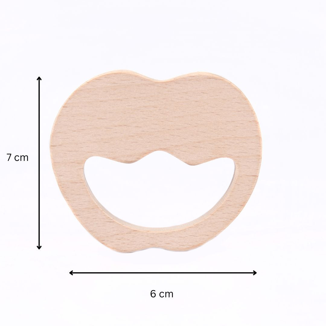 Wooden Egg Shaker (Rattle) & Teether Combo - Baby Shower Gift| Newborn Toy