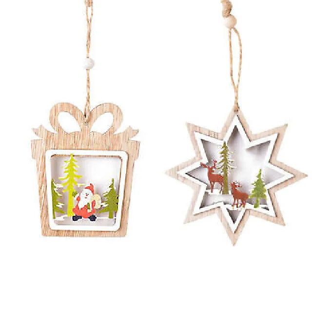 Hand Painted Wooden Ornaments