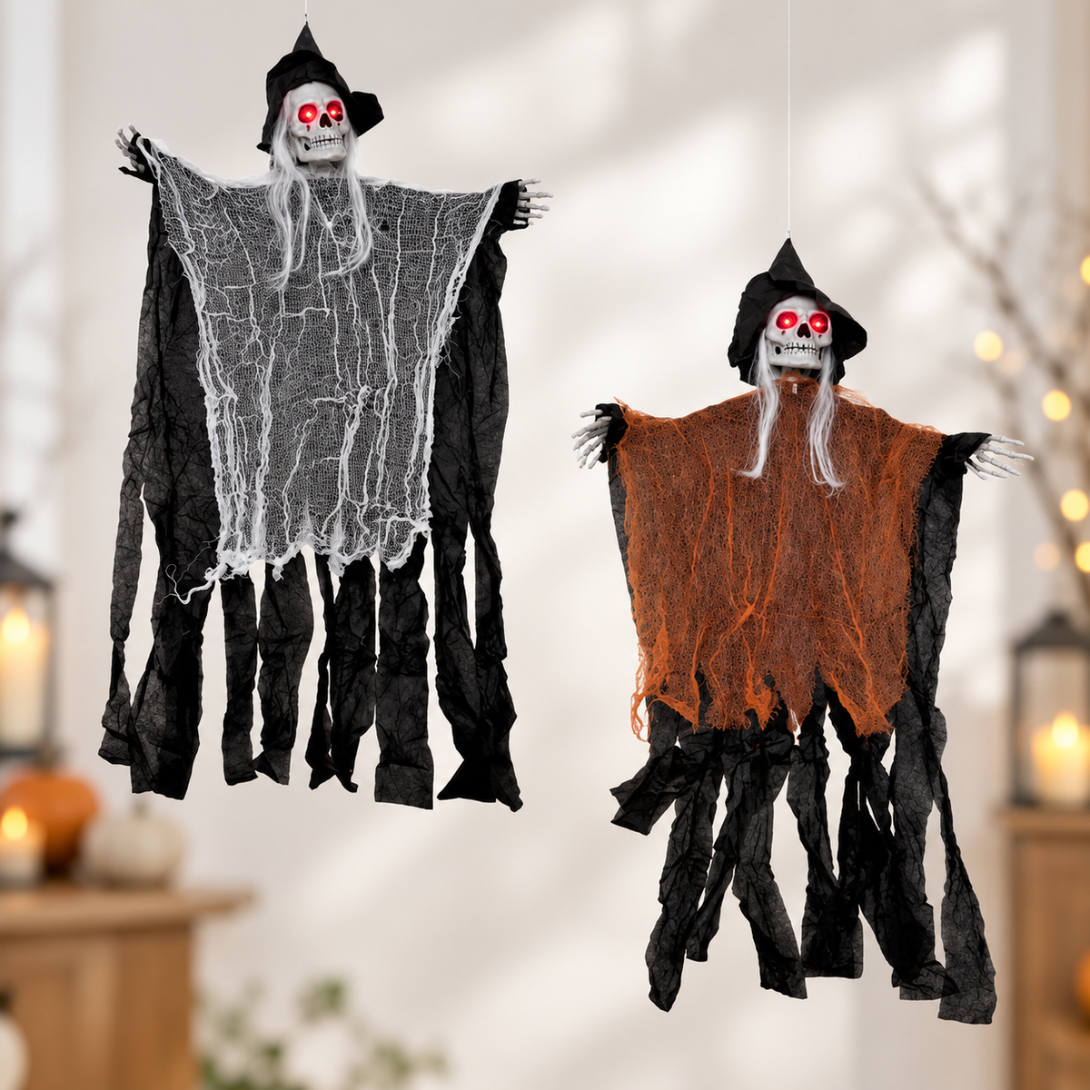Animated Creepy Cacklers – Set of 2