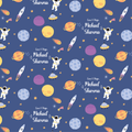 Personalised Gift Wrapping Paper  - Astronaut’s Adventure