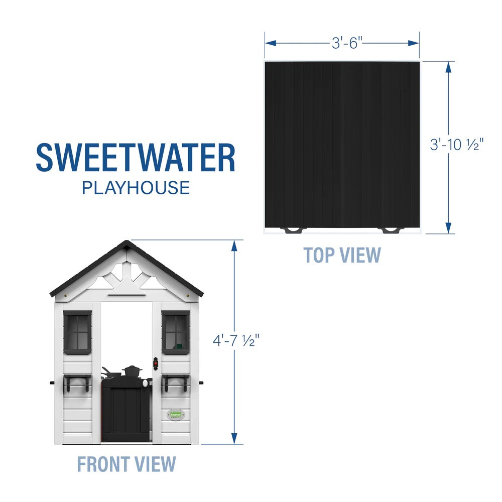 Sweetwater Playhouse White/antraciet