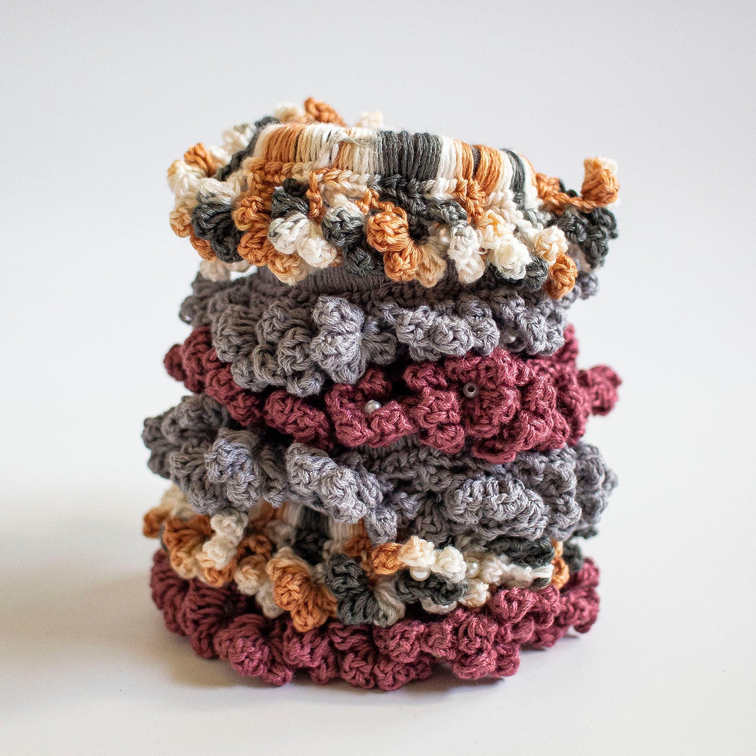 Handmade Crochet Scrunchies - 3.0