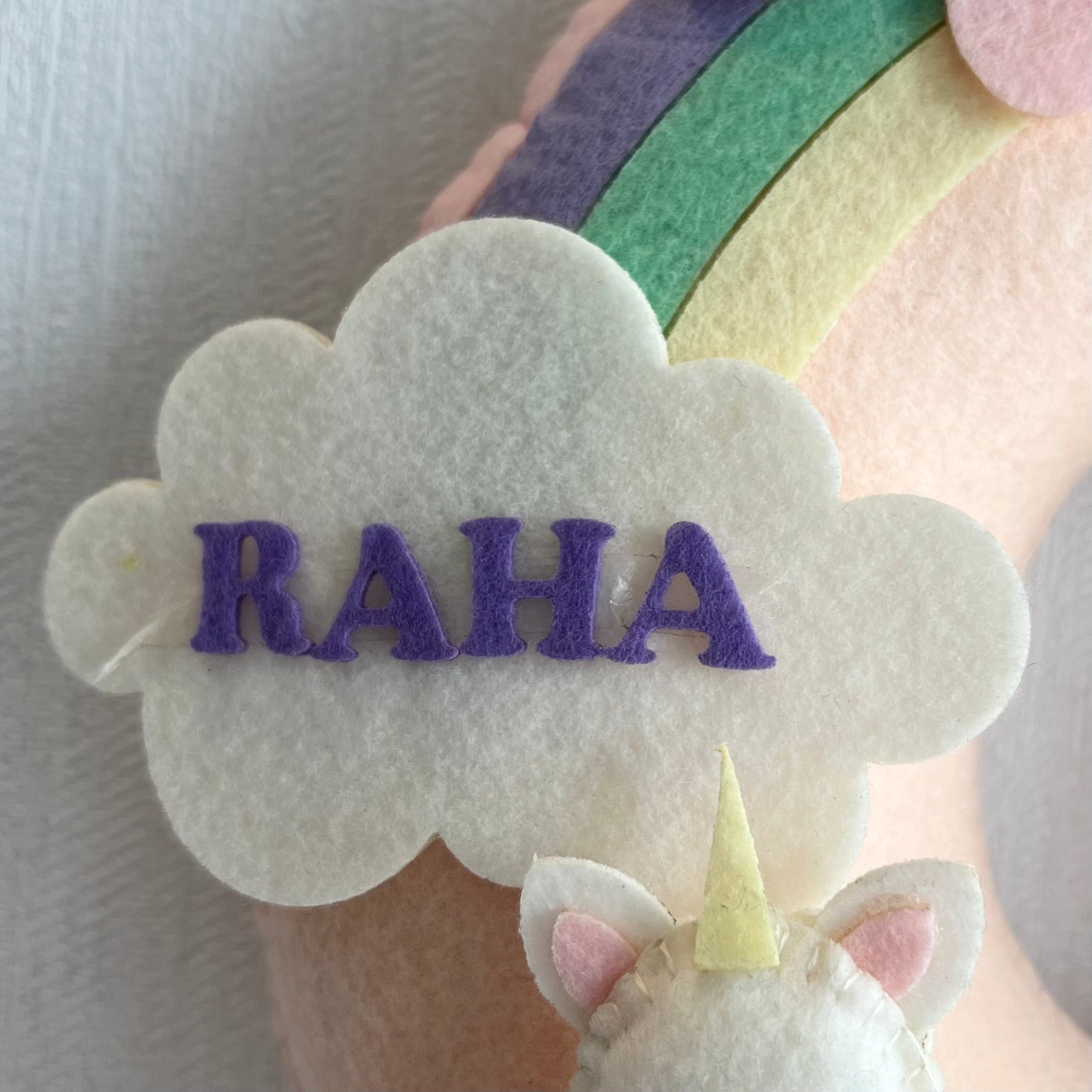Cloud Nine Unicorn Name Hanging