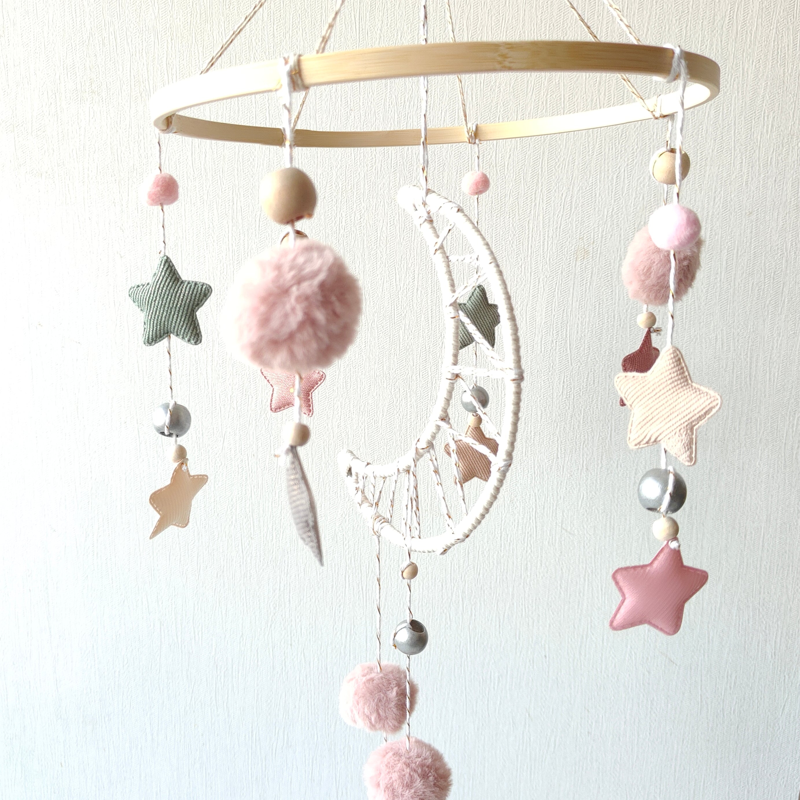 Starry Moon - Cot / Crib Mobile