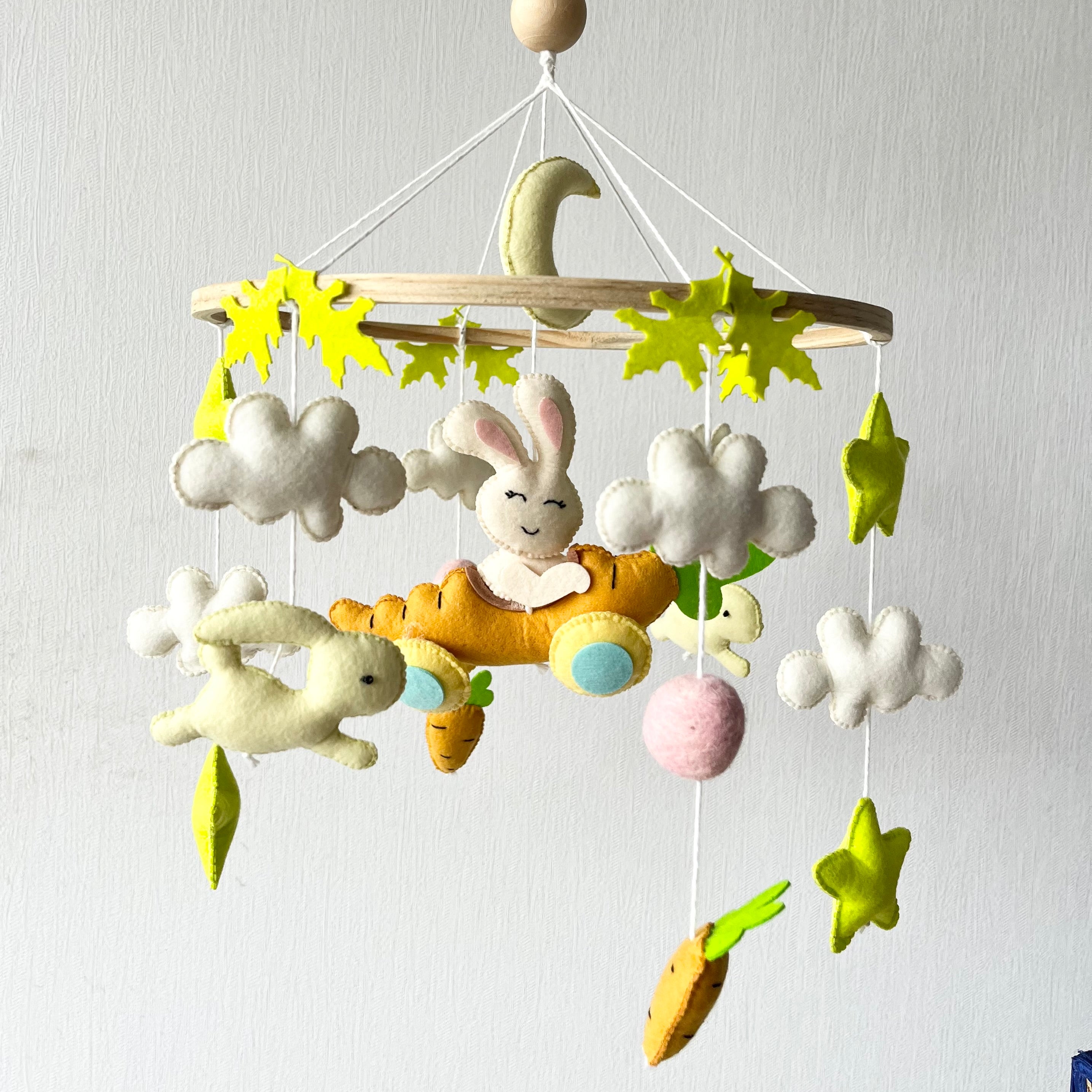 Carrot Cruiser Bunny - Cot / Crib Mobile