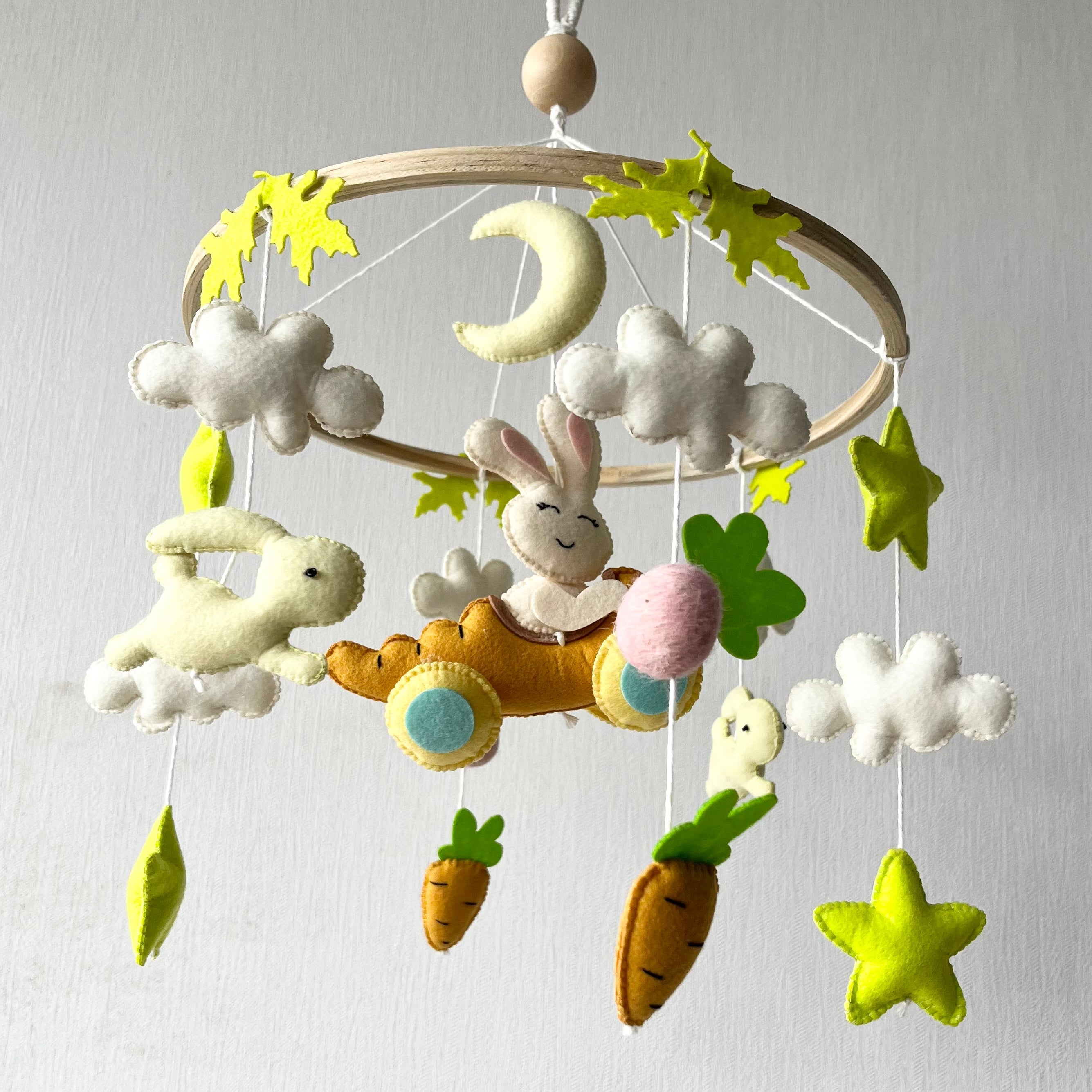 Carrot Cruiser Bunny - Cot / Crib Mobile