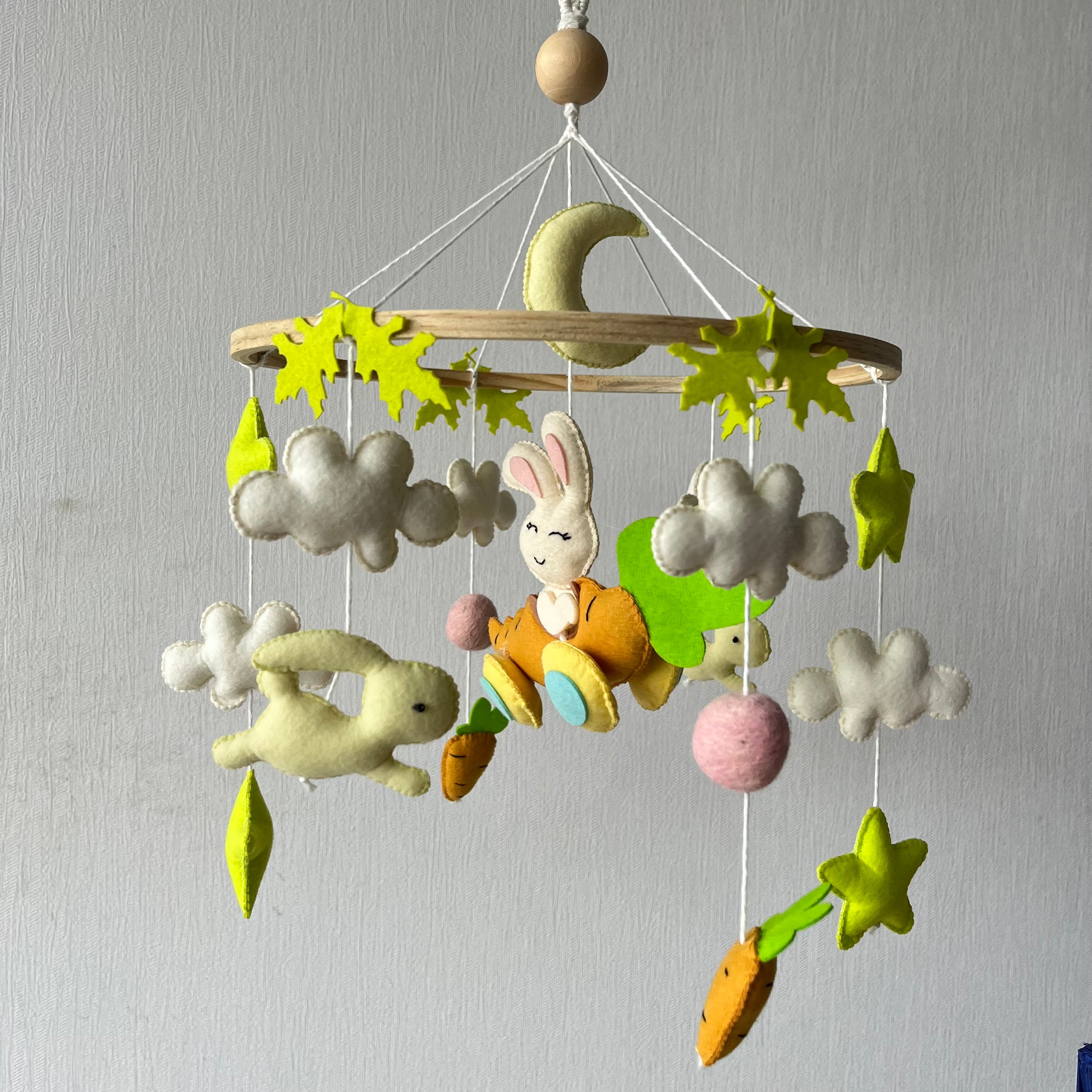 Carrot Cruiser Bunny - Cot / Crib Mobile