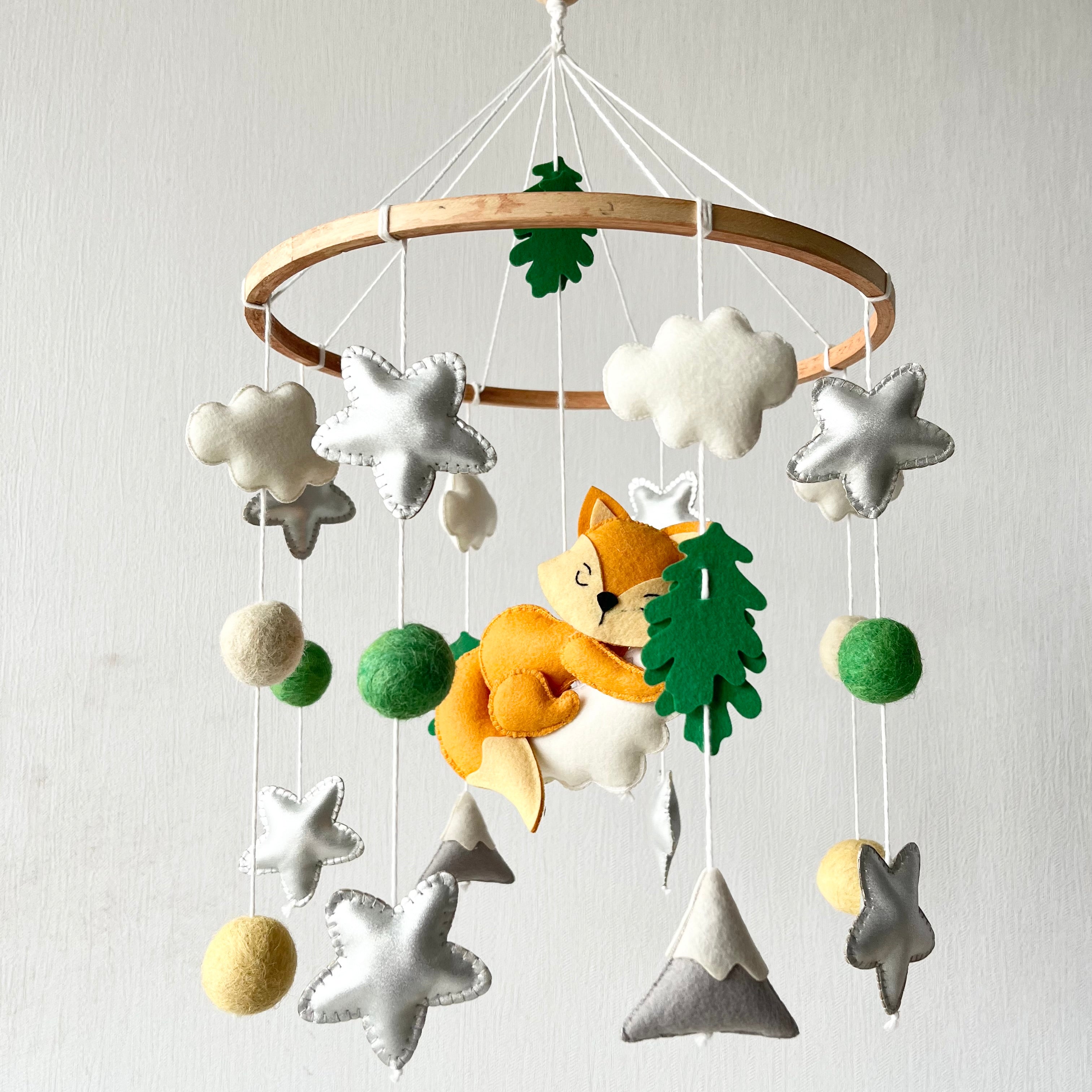 Dreamy Cloud Fox - Cot / Crib Mobile