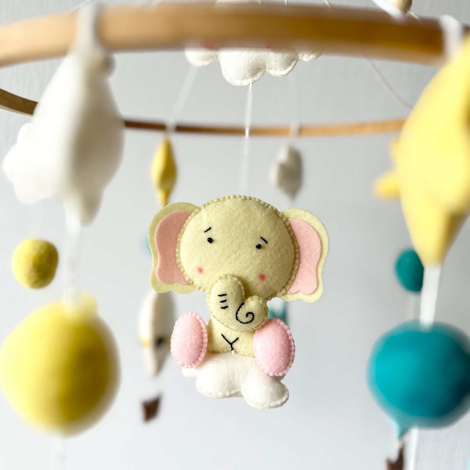 Elephant Air Adventure - Cot / Crib Mobile