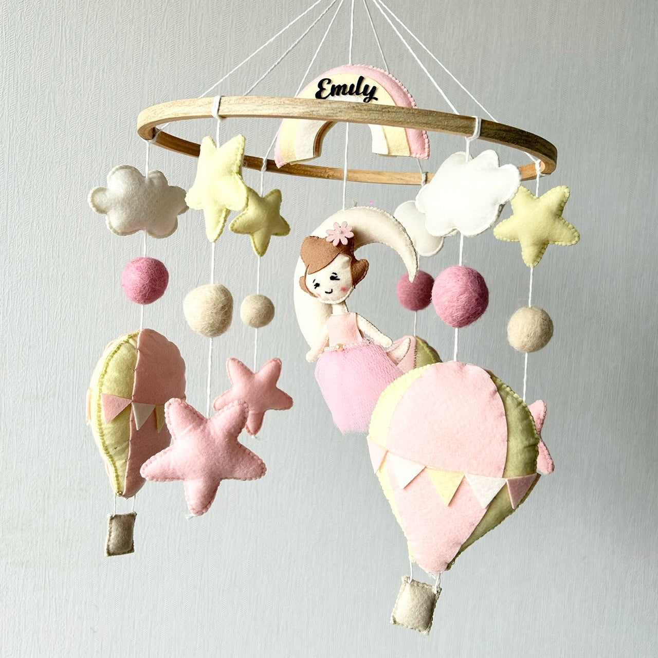 Fairy’s Magic Balloon Ride - Cot / Crib Mobile