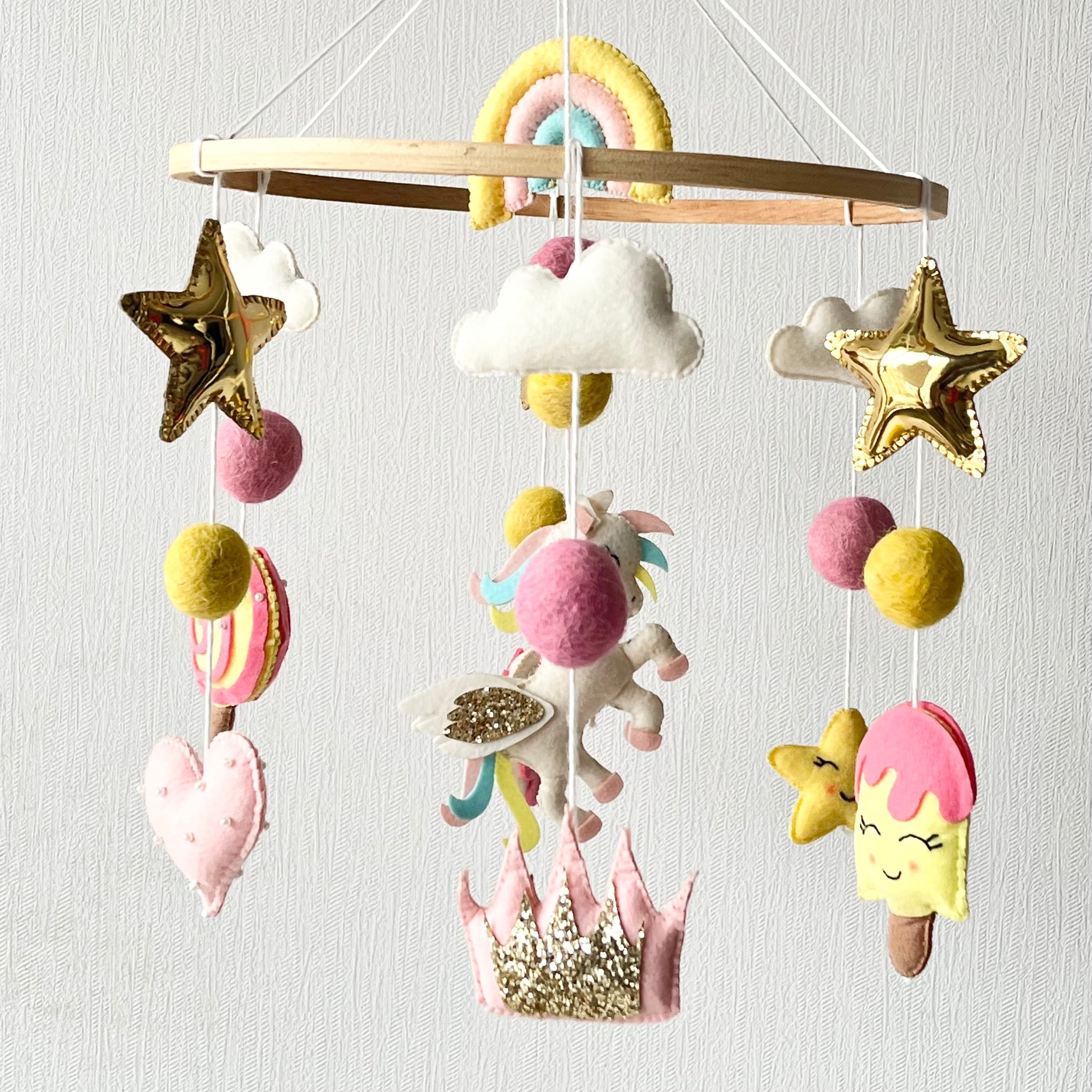 Whimsical Unicorn - Cot / Crib Mobile