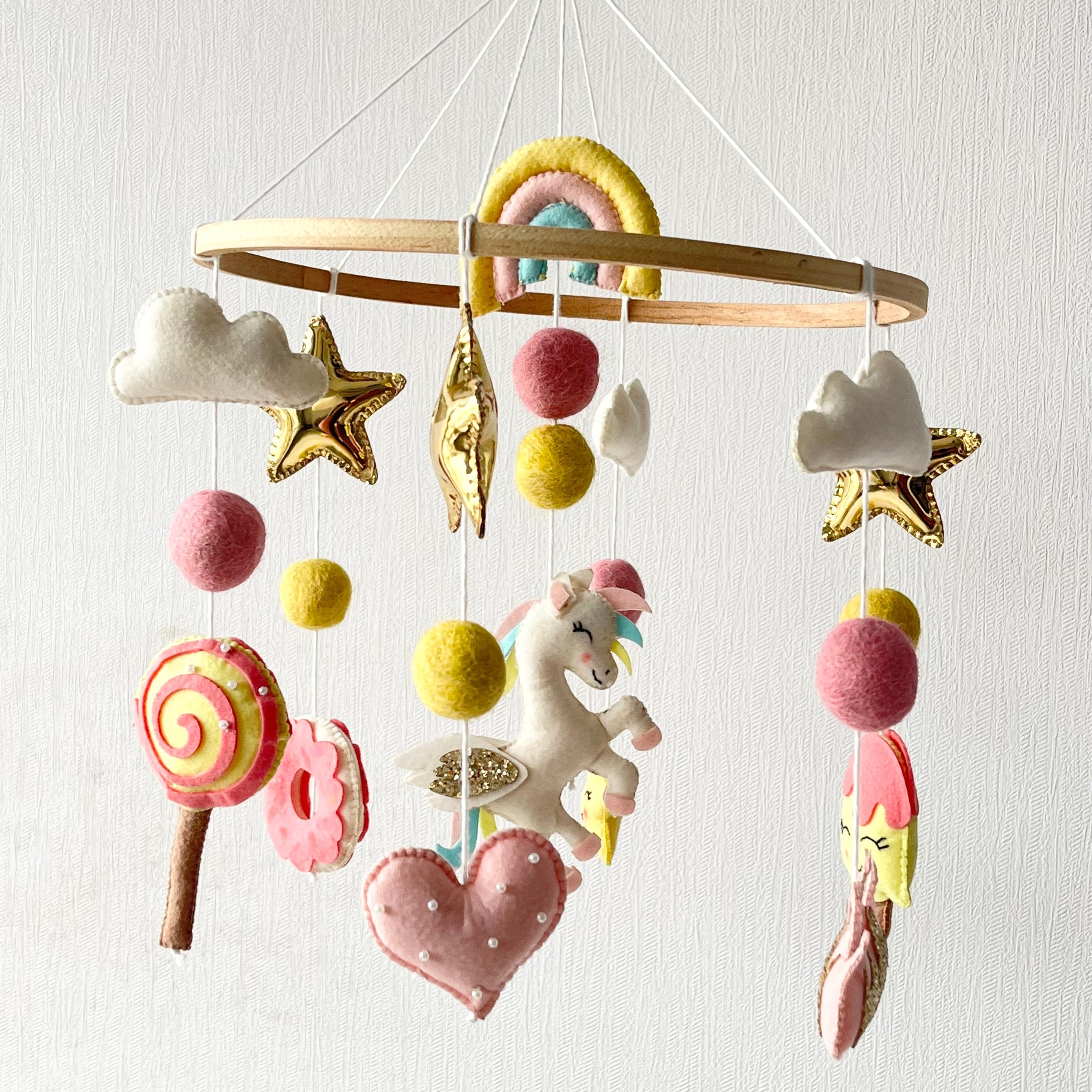Whimsical Unicorn - Cot / Crib Mobile