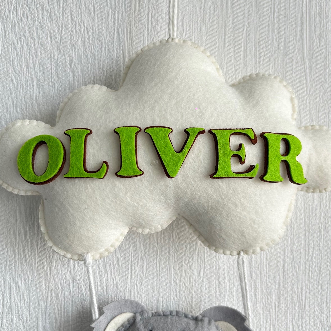 Koala's Cling Name Hanging