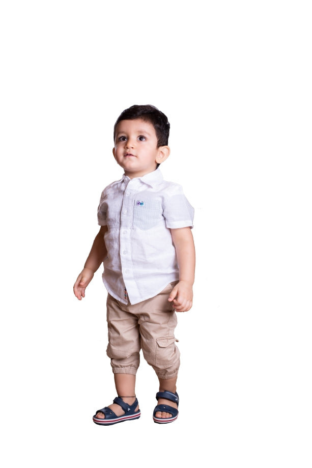 Boys Bay Patched Shirt