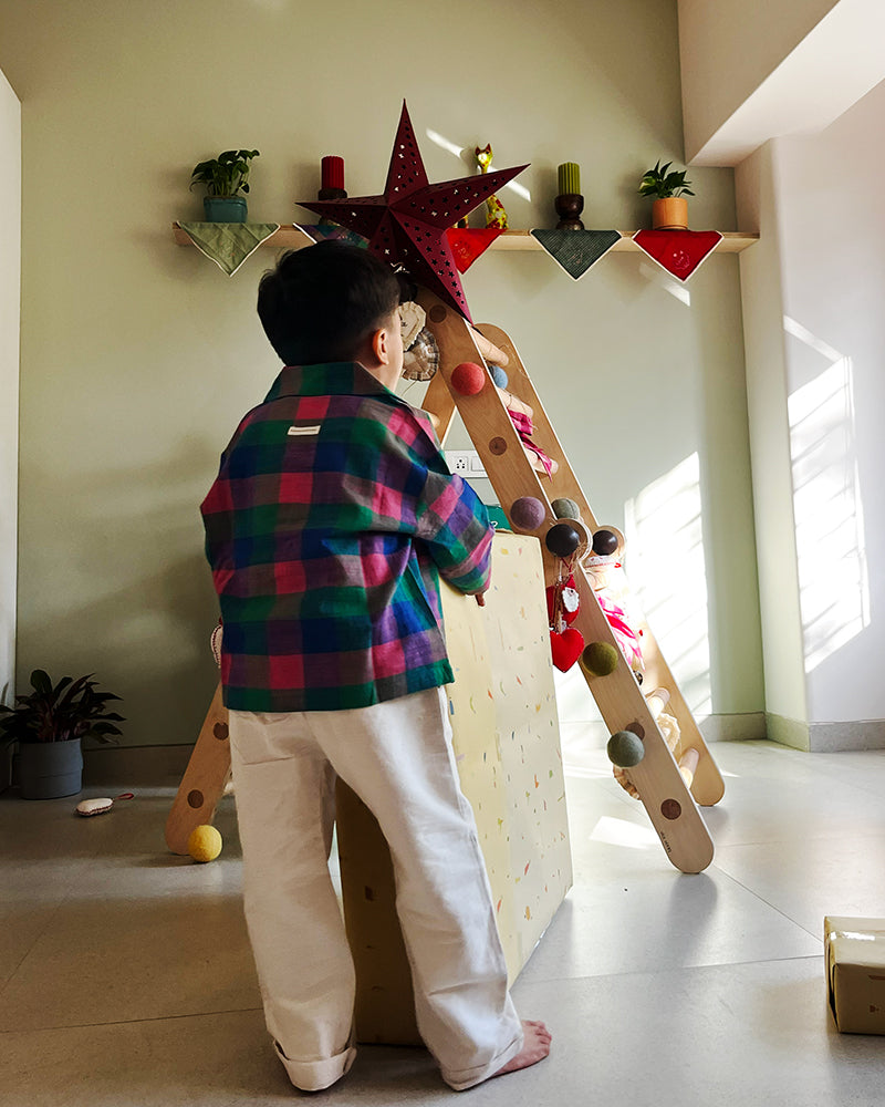 Cloud Drift Oversized Shirt In Handwoven Cotton