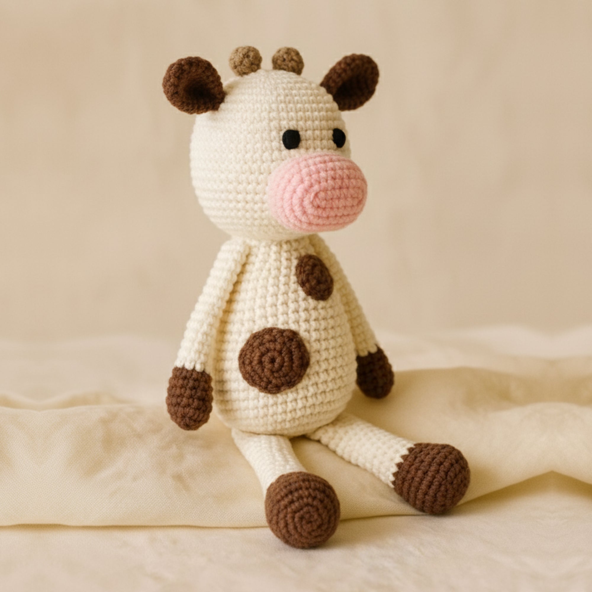 Cow Crochet Toy