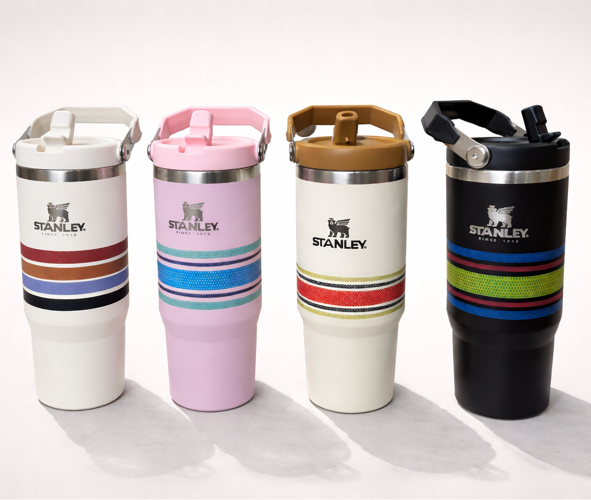 Stanley IceFlow Flip Straw Tumbler – Coastal Heritage Stripe