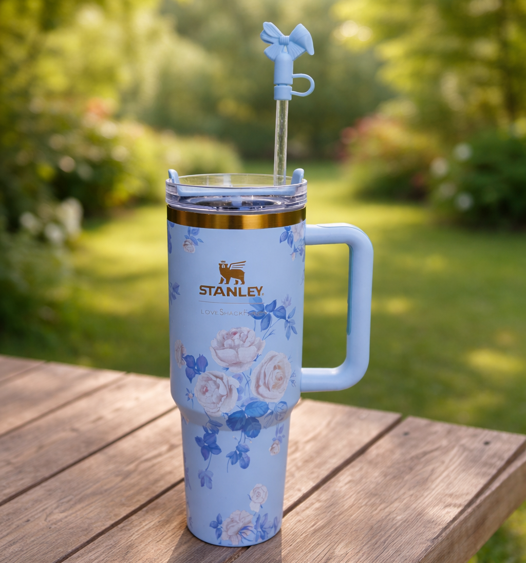 Limited Edition Stanley x LoveShackFancy – Bluebell Porcelain Bloom – 40oz