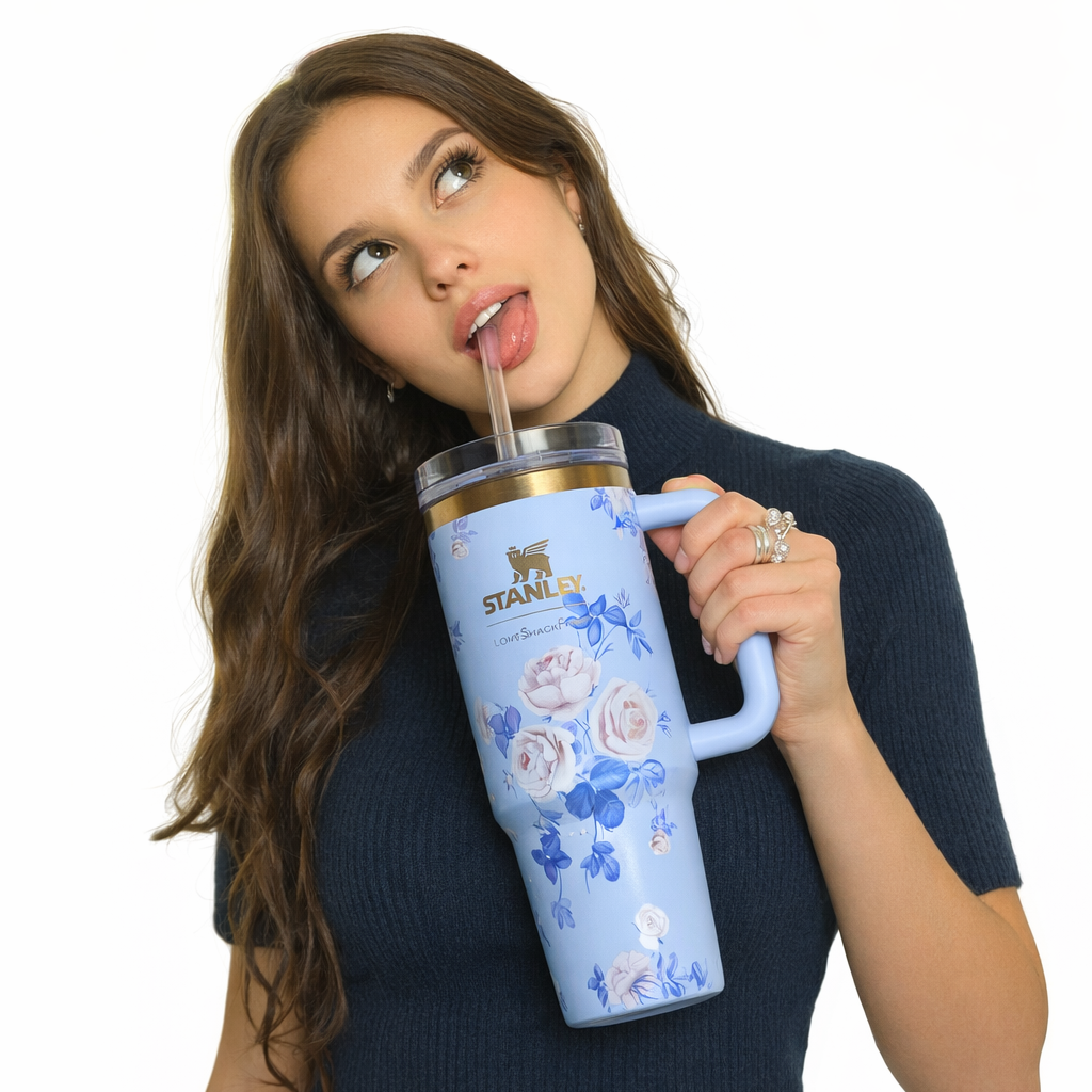 Limited Edition Stanley x LoveShackFancy – Bluebell Porcelain Bloom – 40oz