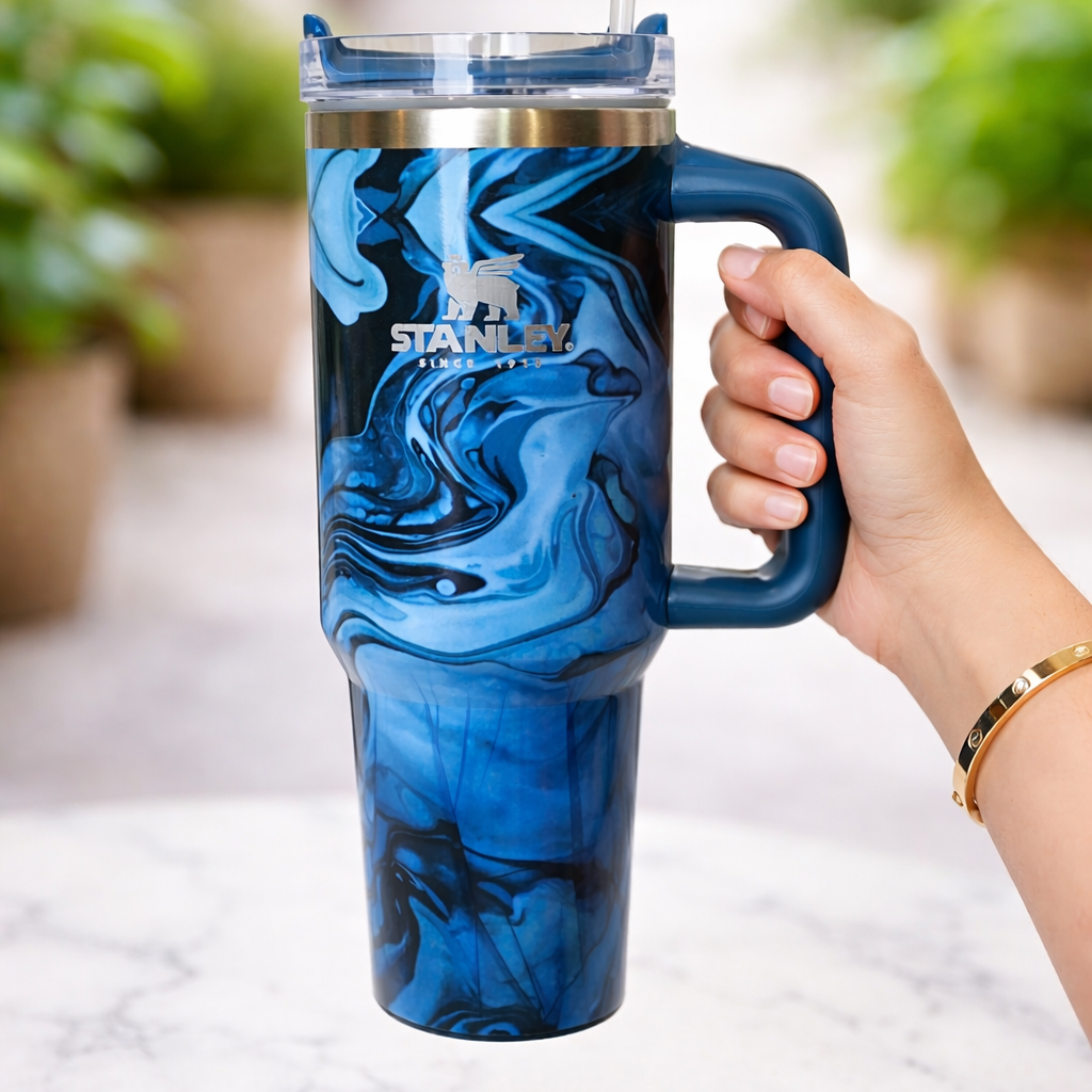 Stanley Swirl x Quencher H2.0 | 1.18L – Midnight Sapphire Flow