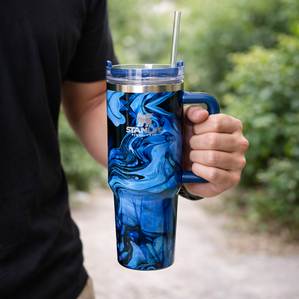 Stanley Swirl x Quencher H2.0 | 1.18L – Midnight Sapphire Flow