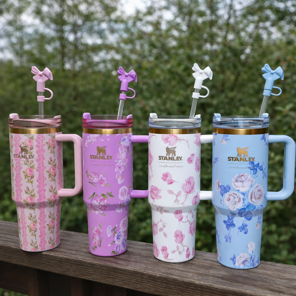 Limited Edition Stanley x LoveShackFancy – Bluebell Porcelain Bloom – 40oz