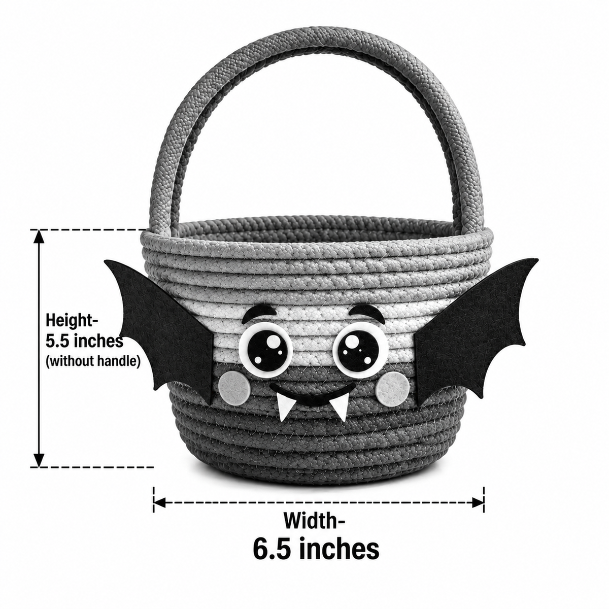 Personalised Little Grin Monster Basket